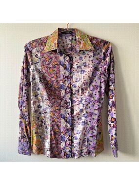 🎥 Guilty Party TV Show ETRO Floral Print Blouse Size 42
